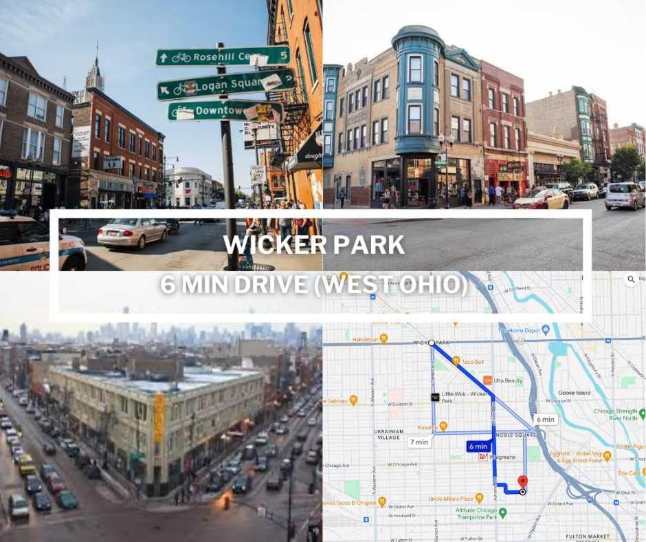 Stylish 2Br Urban Retreat In River West Chicago Esterno foto